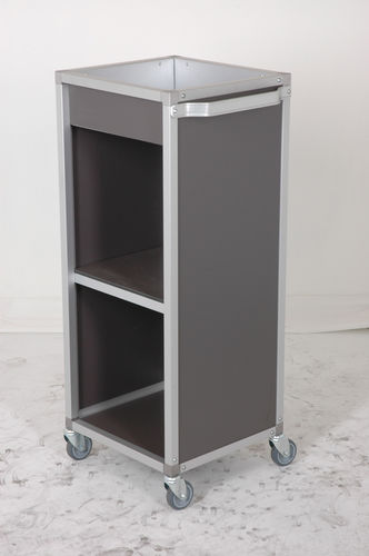 Carro de aislamiento - Mercura Industries - médico / de uso general / de aluminio anodizado