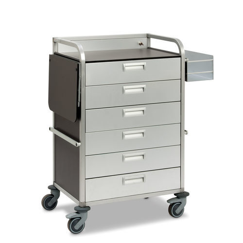 Carro médico - Mercura Industries - para historiales médicos / para el correo / de almacenamiento