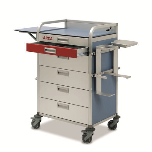 Carro médico - Medicar ARCA - Mercura Industries - de emergencia / de uso general / para aparato