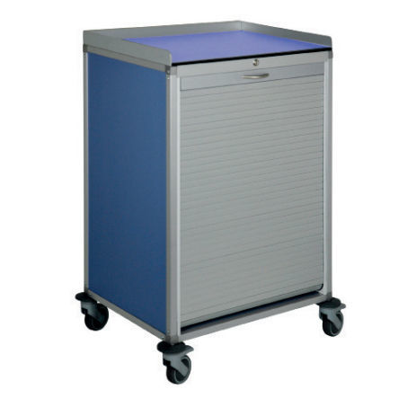 Carro médico - Baccarat C - Mercura Industries - multifunción / de aluminio anodizado / con puerta corredera