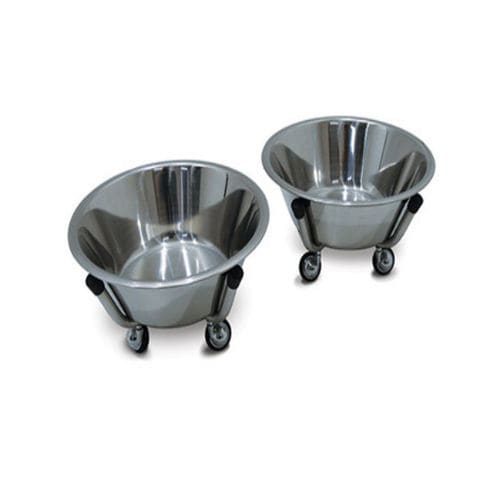 Portacuencos con ruedas - 2 030 145 - Mercura Industries - de acero inoxidable