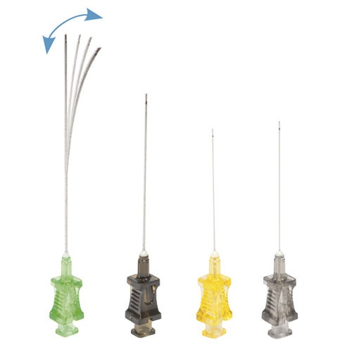 Microcánula de lipoescultura - KIT MICRO CANNULA + NEEDLE - Aesthetic Group - para humanos / flexible