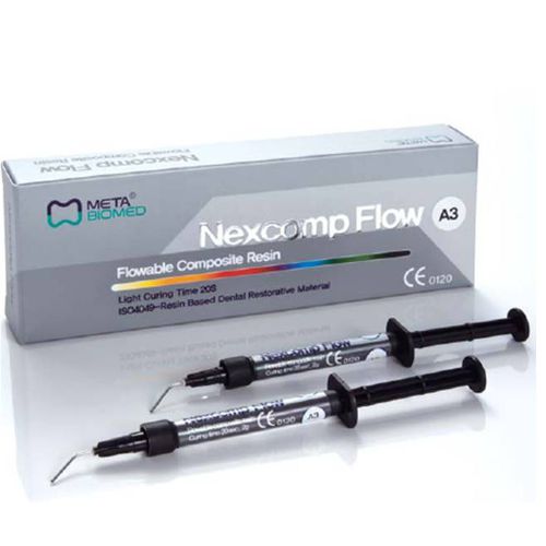 Material dental de composite fluido - Nexcomp Flow - META-BIOMED - de resina / para restauración dental / temporal