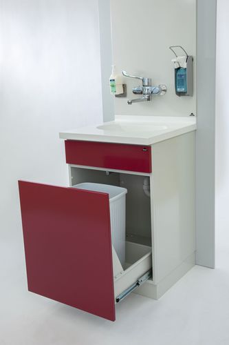 Sistema de lavado de manos de suelo - aeroSTOP® - Metallwarenfabrik Walter H. Becker 