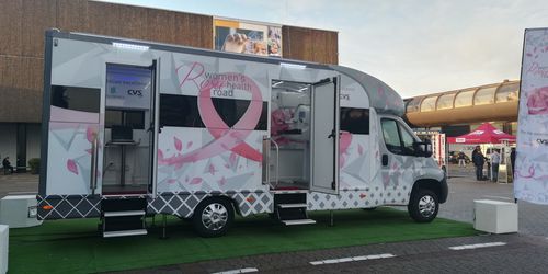 Sala móvil de radiología para mamografía - Rosa - METALTRONICA