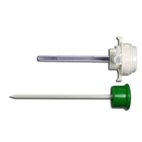 Trocar laparoscópico - TR05-a1 - MetroMed Healthcare - con punta redondeada / con vaina / con puerto insuflación