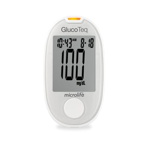 Glucómetro automático - GlucoTeq - Microlife - GDH / sin código / con disparador de lancetas