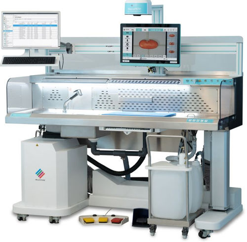 Estación de trabajo de laboratorio de macroscopia - eGROSS - MILESTONE - automática / para preparación de muestras / para microscopía