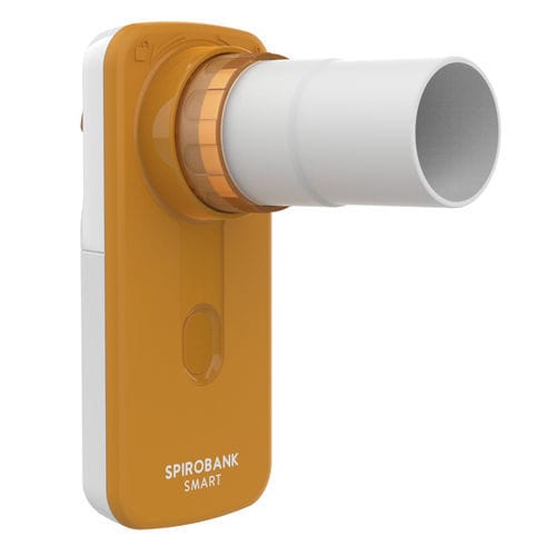 Espirómetro conectado - Spirobank Smart - MIR - Medical International Research - portátil de mano / con transductor turbina / con Bluetooth