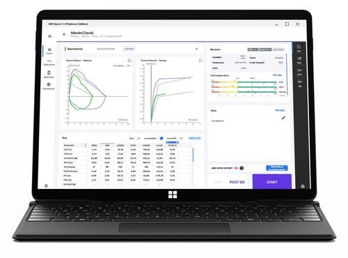 Software de gestión - Spiro - MIR - Medical International Research - de visualización / de análisis / de gestión de datos de pacientes