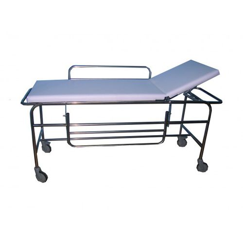 Carro camilla de transporte - M042 - Mobiclinic - manual / con respaldo regulable / 2 secciones