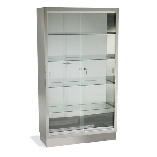 Armario para instrumental - M6010 - Mobiclinic - de hospital / con estante / de acero inoxidable