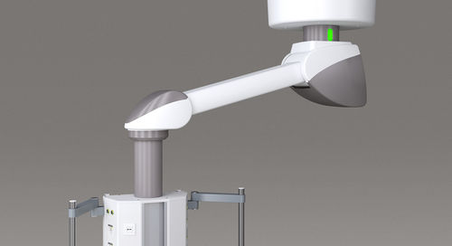 Brazo de distribución de techo - moduversa HM - modul technik - para quirófano / articulado