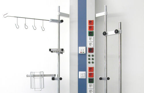 Unidad médica de cabecera de pared - IVV 1054 - modul technik - vertical / para unidad de cuidados intensivos / personalizable