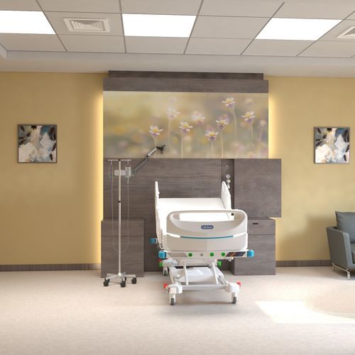 Unidad médica de cabecera de pared - MEV 8000 - modul technik - para habitación de pacientes / personalizable