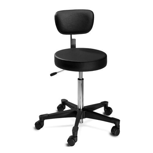Taburete para centro sanitario - 4240 - Haag-Streit Surgical - neumático / giratorio / con respaldo