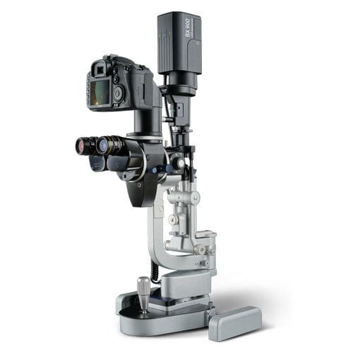 Lámpara de hendidura digital - BX 900 - Haag-Streit Surgical - de mesa