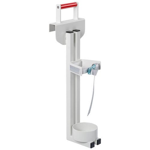 Soporte para botellas de oxígeno - SINGLE  - MTH Medical GmbH - montaje en cama / móvil / de acero inoxidable