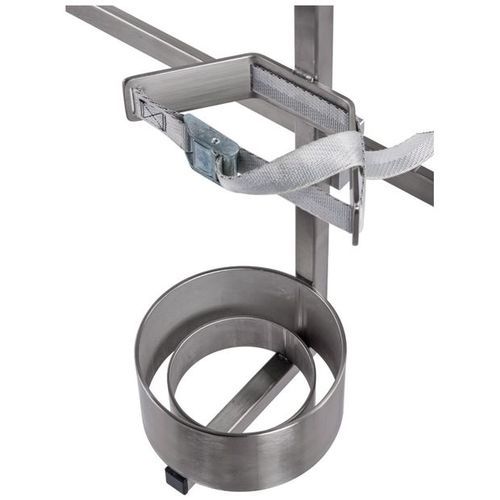 Soporte para botellas de oxígeno - ZFH042+5-N - MTH Medical GmbH - modular / de acero inoxidable