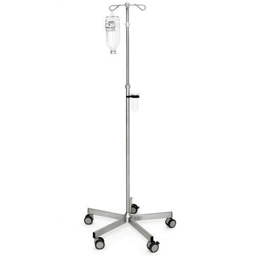 Portasueros con ruedas - I325000 E - MTH Medical GmbH - 2 ganchos / telescópico / de altura variable