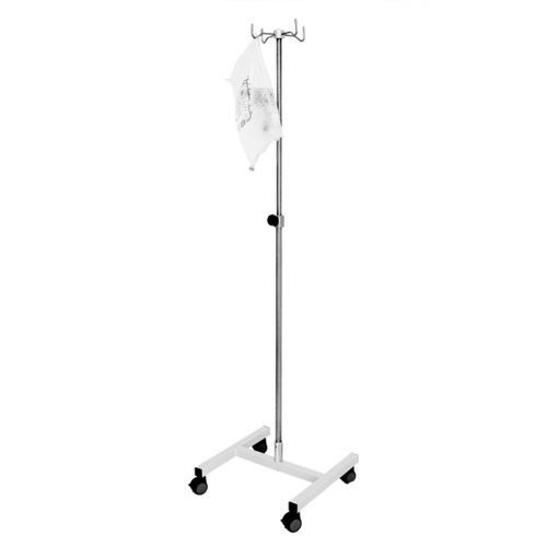 Portasueros con ruedas - 302320 - MTH Medical GmbH - 4 ganchos / telescópico / de altura variable