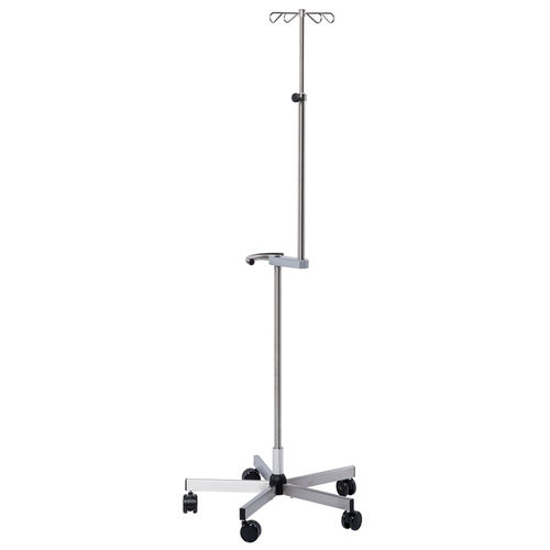 Portasueros con ruedas - IV100909 - MTH Medical GmbH - 4 ganchos / para bomba de jeringa / telescópico