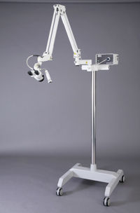 Microscopio de diagnóstico de ORL - SN-100（T） - Nagashima Medical Instruments - con ruedas