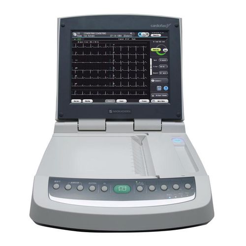 Electrocardiógrafo para diagnóstico en reposo - Cardiofax V  - Nihon Kohden Europe - para prueba de esfuerzo / 12 canales / 15 canales