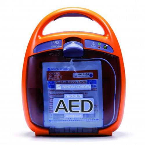 Desfibrilador externo automático - Cardiolife - Nihon Kohden Europe - para espacio público / bifásico / inalámbrico