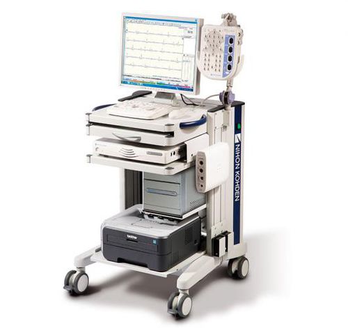Electromiógrafo 2 canales - Neuropack X1 - Nihon Kohden Europe - compacto / en carro / con monitorización de los potenciales evocados