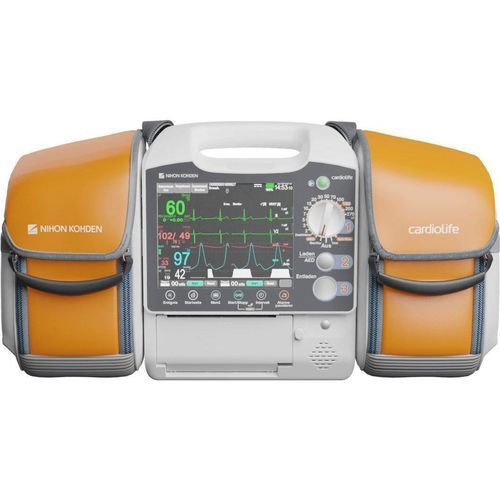 Desfibrilador externo automatizado - cardiolife EMS - Nihon Kohden Europe - manual / para vehículo de emergencia / de ayuda a la reanimación