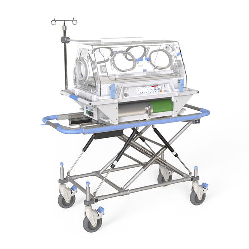 Incubadora neonatal para transporte - TI-2100 series - Ningbo David Medical Device - con ruedas / de altura variable / con pantalla táctil