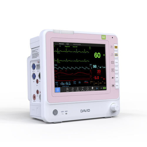 Monitor multiparamétrico compacto - D6 - Ningbo David Medical Device - ECG / RESP / SpO2