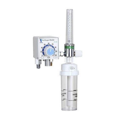 Mezclador de gases médico - KY-10B - Ningbo David Medical Device - de oxígeno / de aire / tubo flujómetro