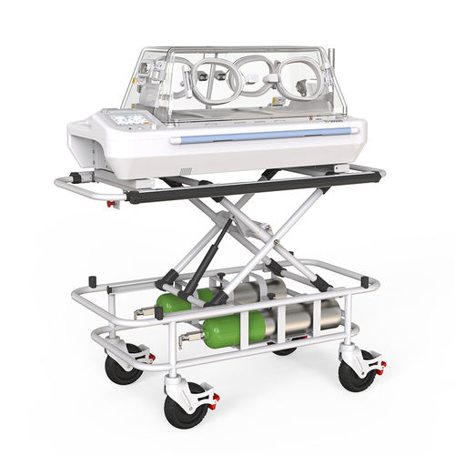 Incubadora neonatal para transporte - TI-3000B - Ningbo David Medical Device - con ruedas / de altura variable / con pantalla táctil