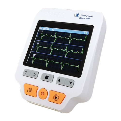 Monitor de paciente de mano - Prince-180D - Heal Force - ECG / de frecuencia cardíaca / SpO2