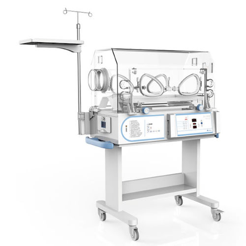 Incubadora neonatal con ruedas - YXK-6G - Heal Force - con monitor / con lámpara de fototerapia / con 4 ventanas de acceso