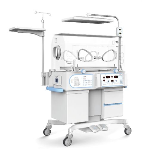 Incubadora neonatal con ruedas - 8502H - Heal Force - de altura variable / con monitor / con lámpara de fototerapia