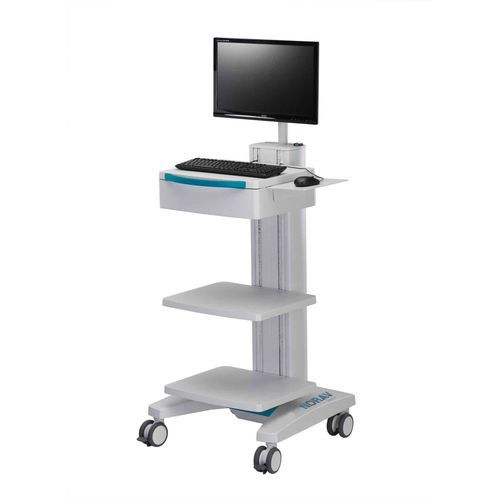 Carro médico - T4 - NORAV Medical - para ECG / de aluminio / de plástico