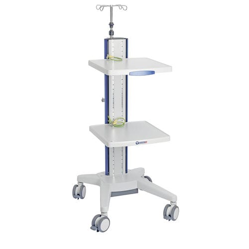 Carro para dispositivos médicos - Vexio Cart - Nouvag - para transporte / con bandejas / 3 estantes
