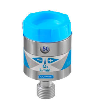 Flujómetro de oxígeno - Novair Oxyplus Technologies - de gas / de aire