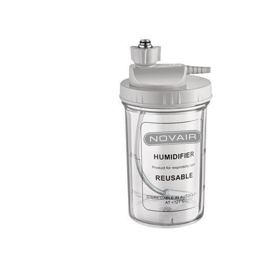 Humidificador de burbujas - Novair Oxyplus Technologies - de un solo uso