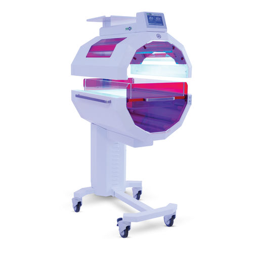 Lámpara de fototerapia neonatal - Bilisphere 360 - NOVOS - de tipo cuna / de luz azul
