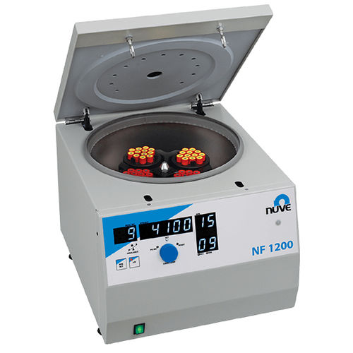 Centrífuga de laboratorio - NF 1200 - Nüve - multifunción / de sangre / de mesa