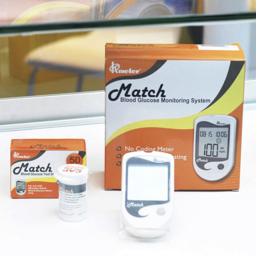 Glucómetro automático - Match - OK Biotech  - para hospitales / sin código / con disparador de lancetas