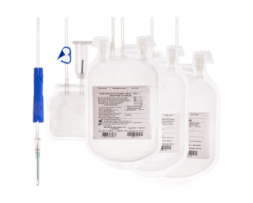 Bolsa de sangre simple - Olidef Medical - cuádruple / triple / doble
