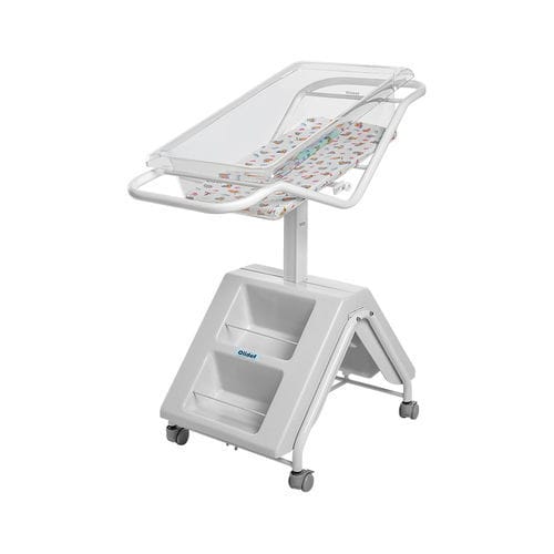 Cuna hospitalaria neonatal - Ninar - Olidef Medical - con ruedas / presalida / transparente