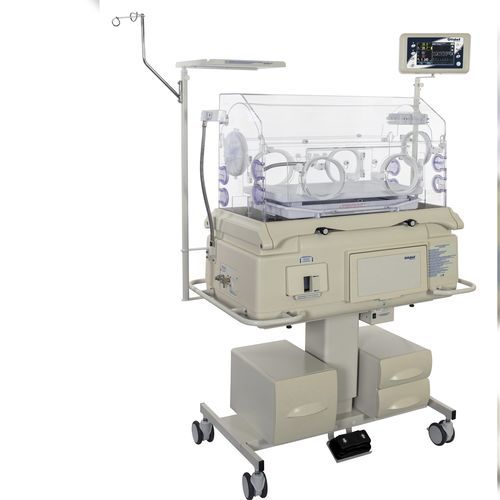 Incubadora neonatal con ruedas - LINE 4 - Olidef Medical - de altura variable / con lámpara de fototerapia / con báscula