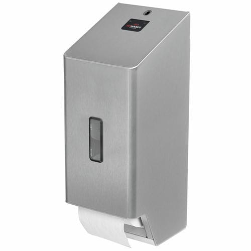 Dispensador de papel higiénico - PRU 2 E ST - OPHARDT Hygiene-Technik - de acero inoxidable / automático