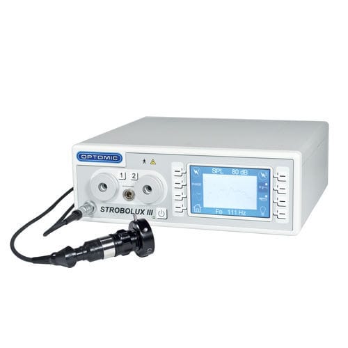 Fuente de luz LED - Strobolux III + HD - OPTOMIC - para endoscopio / estroboscópica / de luz fría